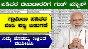 gramin ration card list